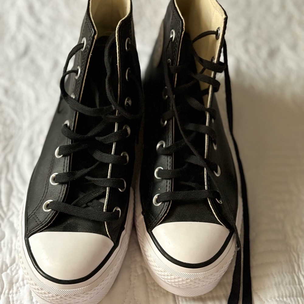Converse Black and White High-Top Sneakers